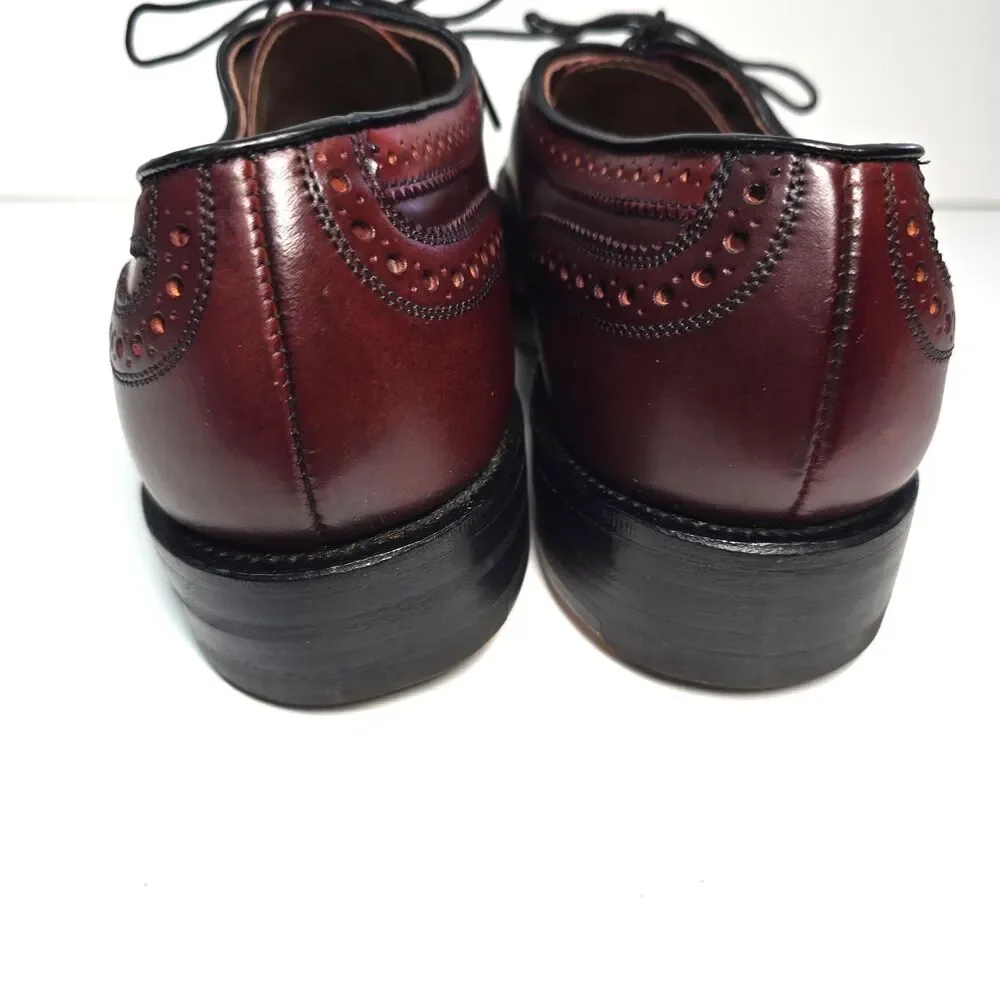 Allen Edmonds Cambridge 8685 Shell Cordovan Wingtip Oxford Burgundy 8.5 D USA Allen Edmonds Cambridge 8685 Shell Cordovan Wingtip Oxford  main image 3